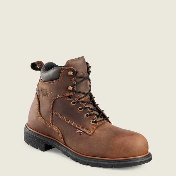 Safety Støvler Herre - Red Wing Dynaforce® - 6-Inch Toe - Brune - TLSEAM-580